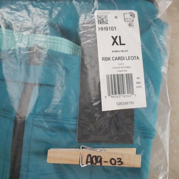 Reebok x Cardi B Leotard 2 in 1 Bodysuit Size XL Aerobics Bodywear Workout - Picture 4 of 5